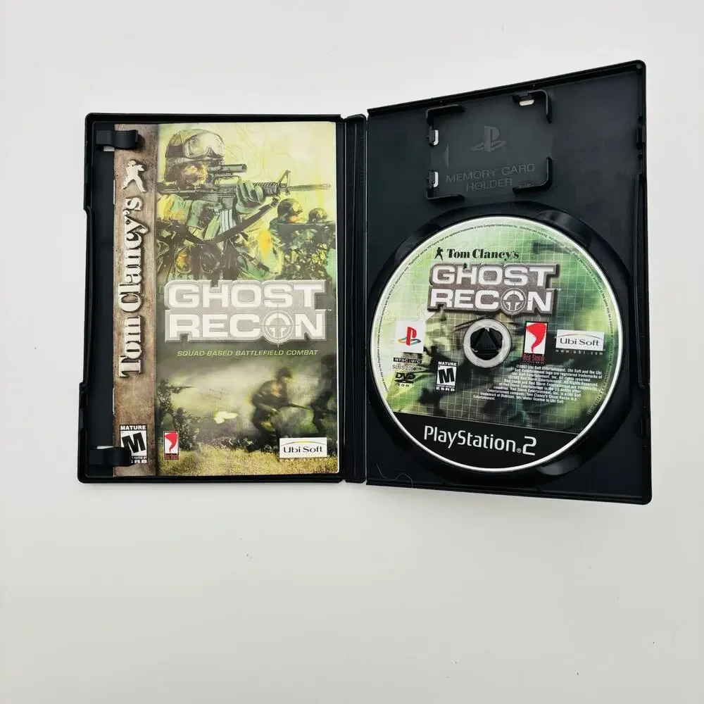 Tom Clancy's Ghost Recon Sony PlayStation 2 PS2 CIB Complete Tested Works. VG